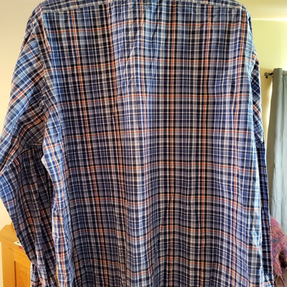 Polo Ralph Lauren Extra Large Blue Plaid Button Down Shirt - Picture 2 of 3
